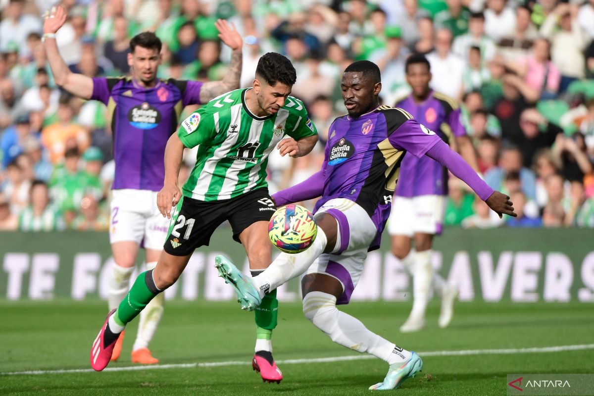 Real Betis teruskan tren bagus dengan taklukkan Real Valladolid 2-1