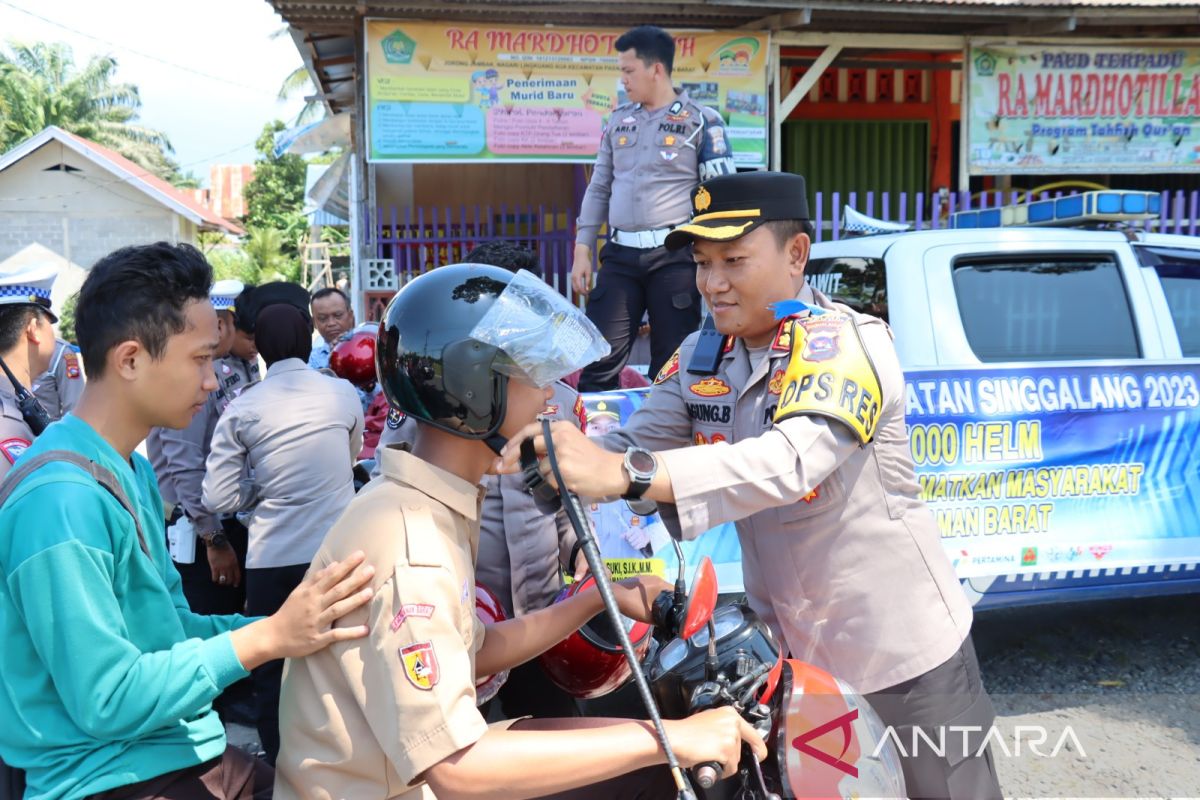 Polres Pasaman Barat catat 14 kecelakaan terjadi selama Operasi Keselamatan