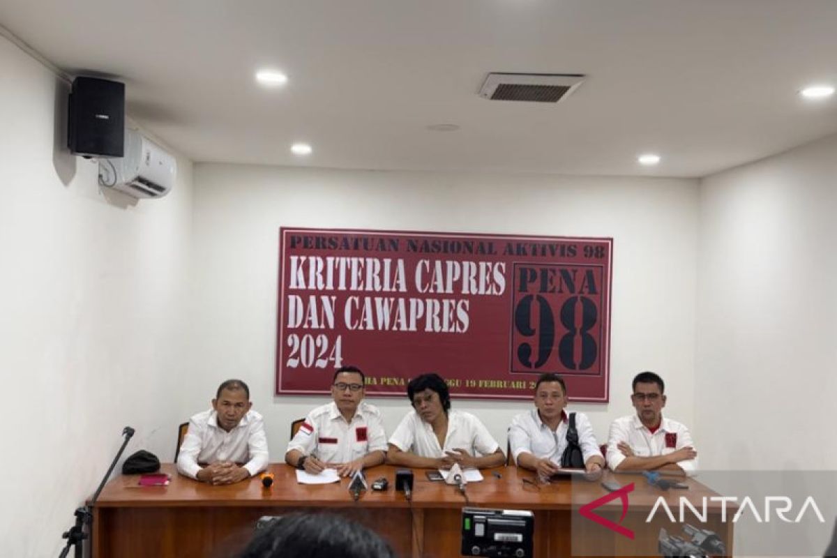 Aktivis 98 harap Capres 2024 penuhi delapan kriteria