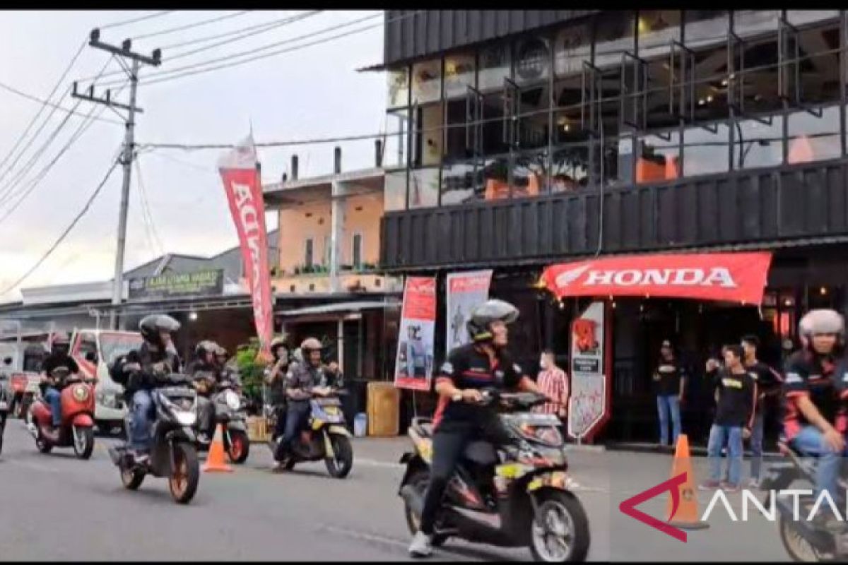 DAW Bersama Ikatan Motor Honda Malut Fun Riding hingga Edukasi Keselamatan Berkendara #Cari_Aman