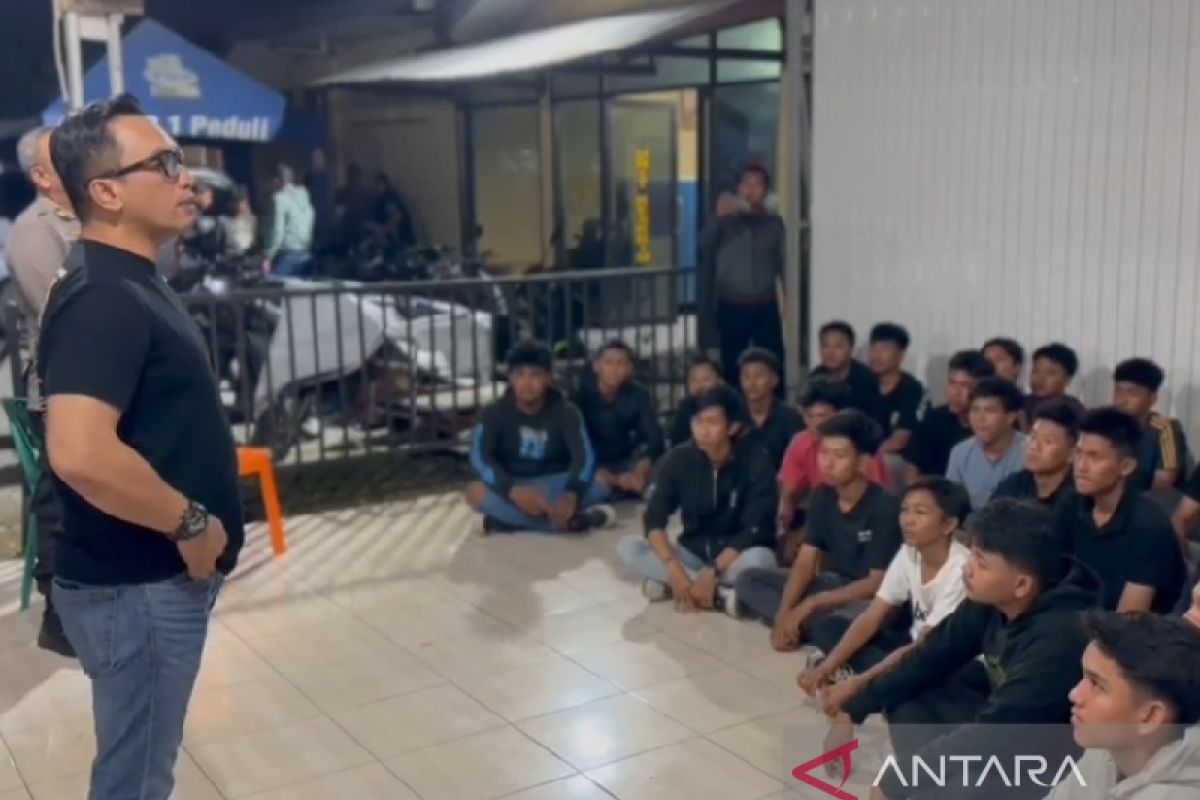 Polisi amankan 57 remaja saat sedang pesta miras di Tanjung Morawa