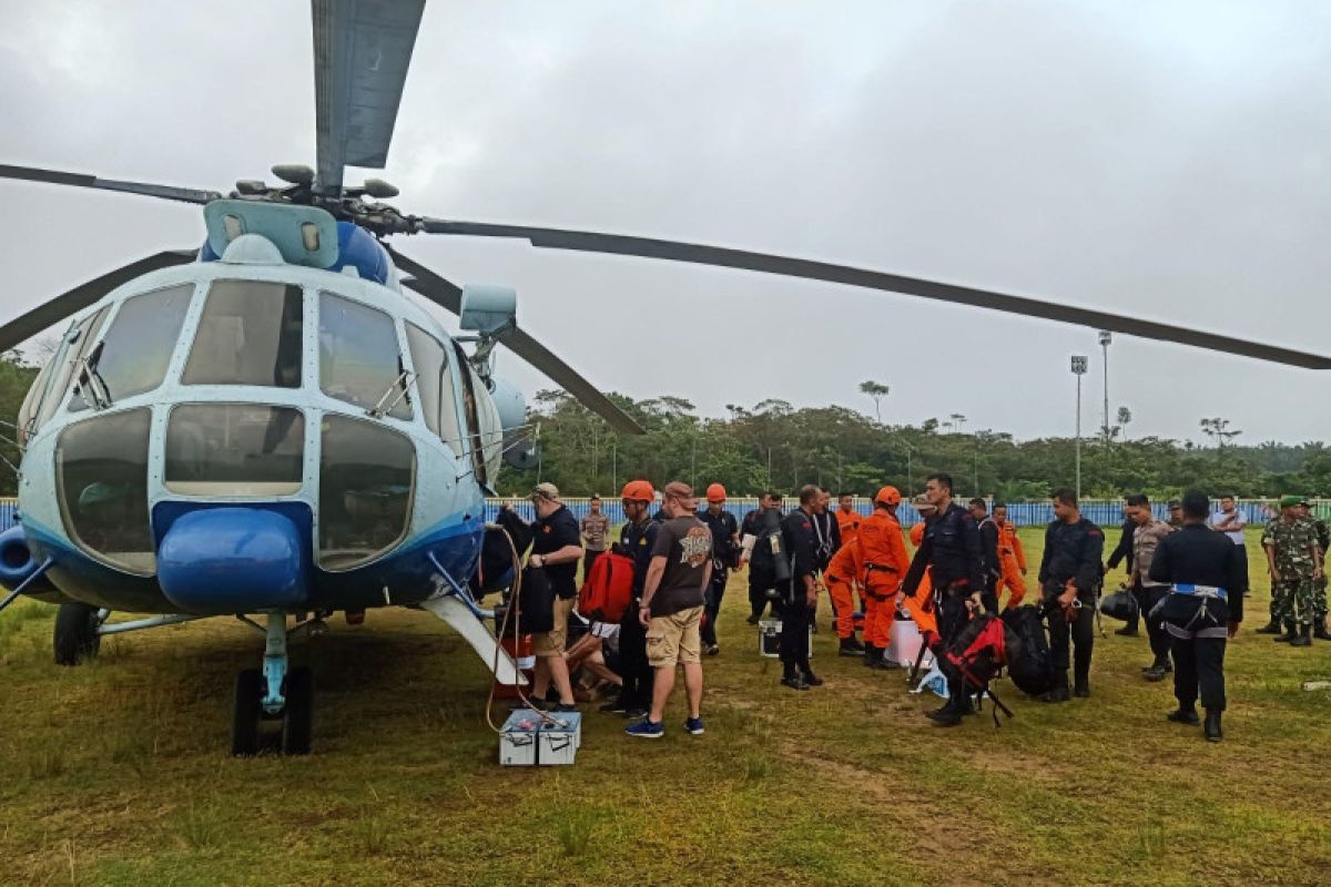 Tim  temukan lokasi titik kecelakaan helikopter Kapolda Jambi