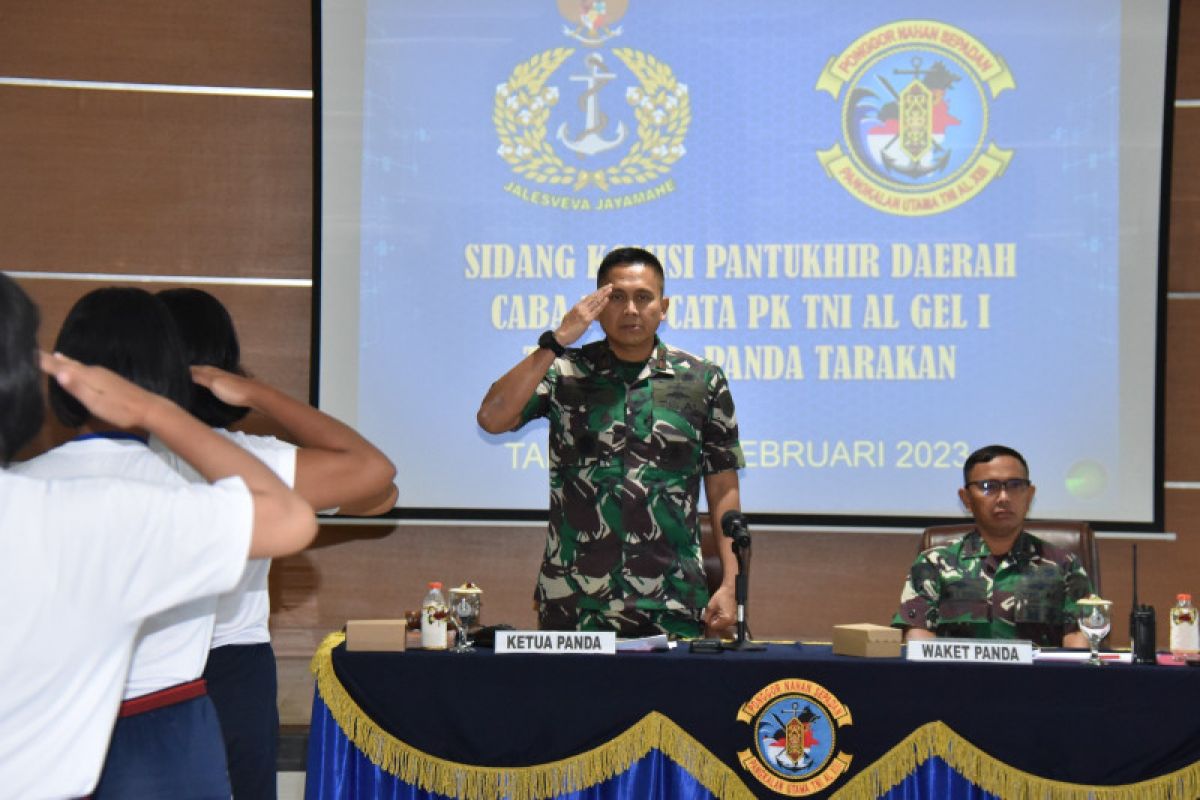 Danlantamal XIII Tarakan Pimpin Sidang Pantukhir Calon Prajurit TNI AL
