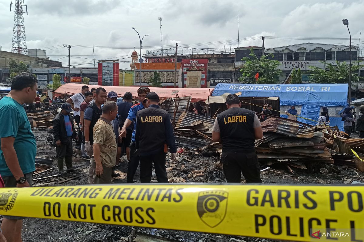 Tim forensik selidiki penyebab kebakaran di Pasar Cik Puan