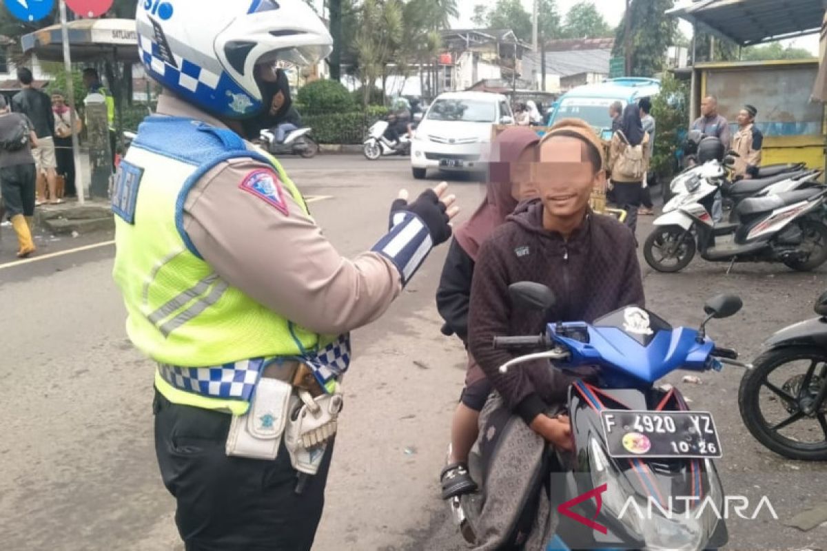 Polisi: Jelang akhir Operasi Lodaya di Sukabumi masih ditemukan pengendara melanggar