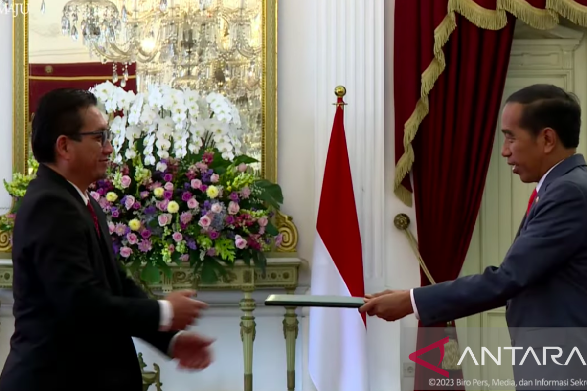 Presiden Jokowi terima 11 surat kepercayaan duta besar negara sahabat