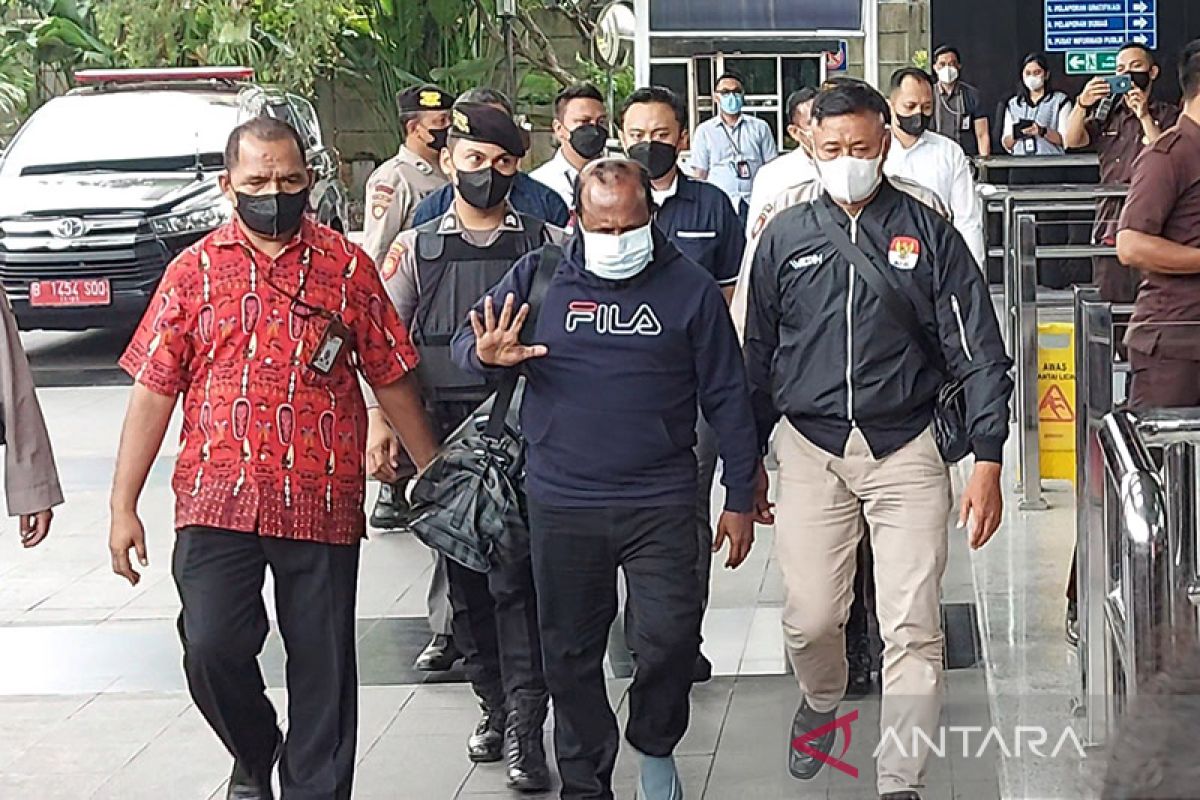 Ricky Ham Pagawak tiba di Gedung Merah Putih KPK