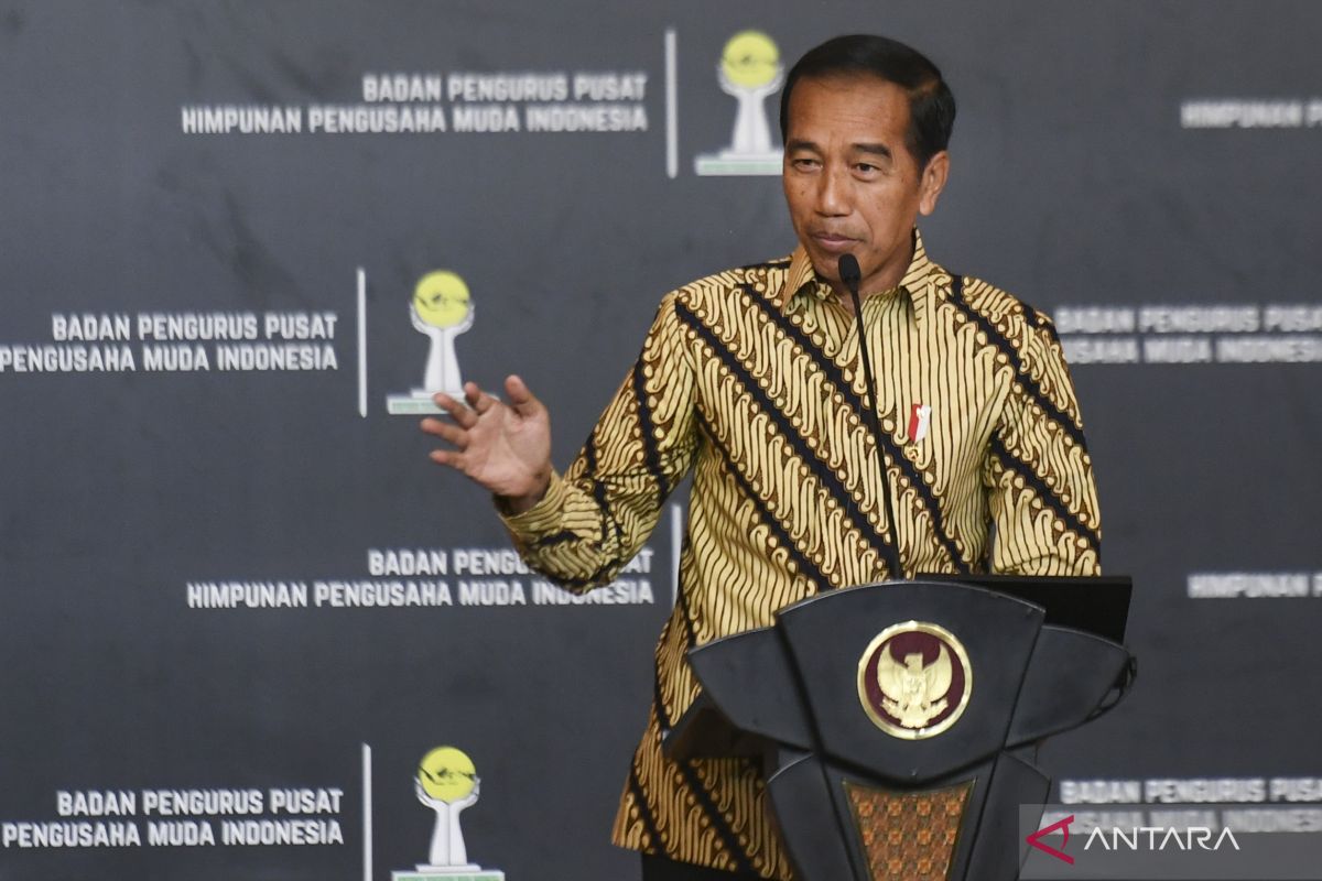 Presiden Jokowi: Pemilihan Ketua HIPMI ramai sedikit, biasa anak muda