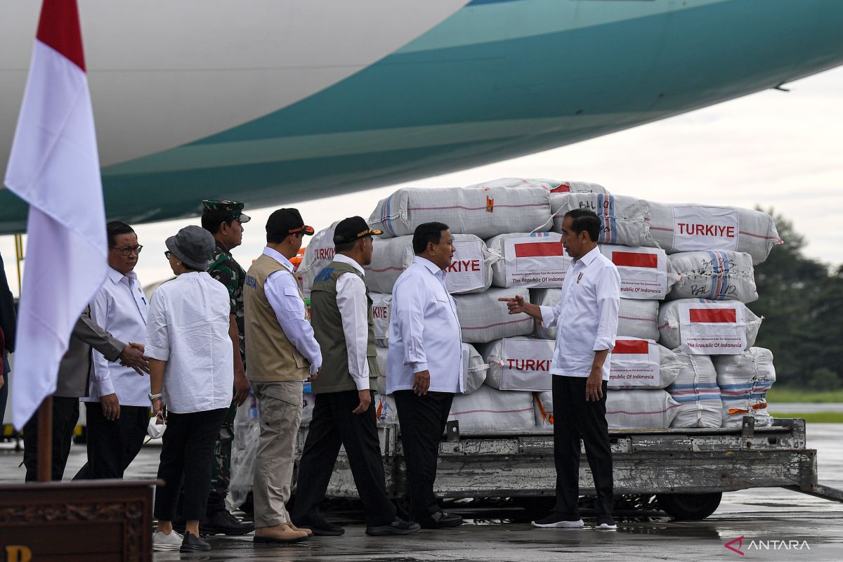 President Jokowi sends aid for earthquake victims in Turkey, Syria