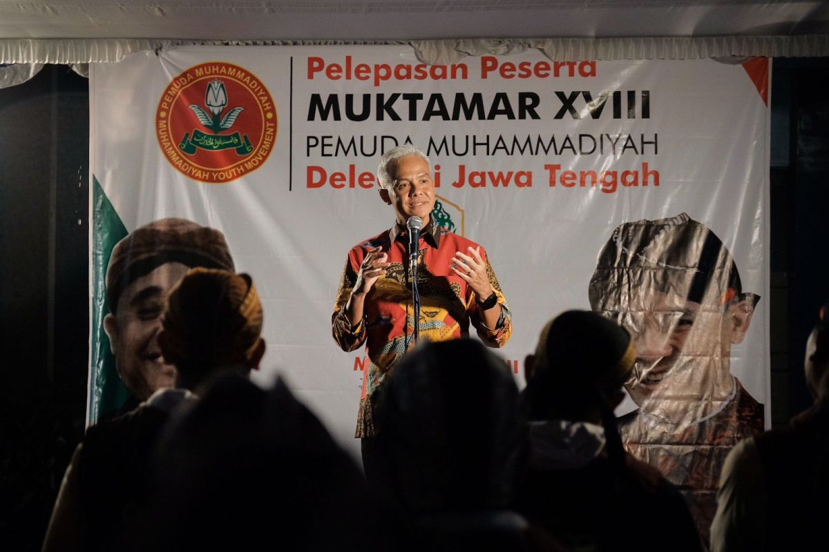 Delegasi Pemuda Muhammadiyah Jateng ikut muktamar di Balikpapan, ini pesan Ganjar