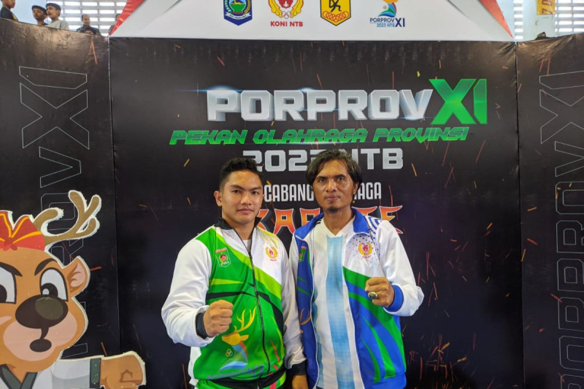 Hasil Porprov NTB 2023: Atlet Karate Lombok Utara raih medali perunggu