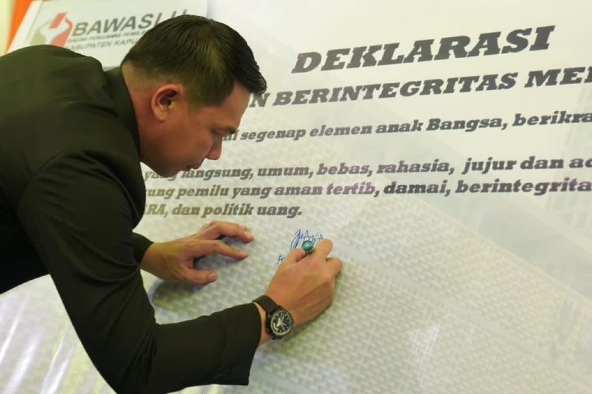 Kapuas Hulu deklarasi damai dan berintegritas menuju Pemilu 2024