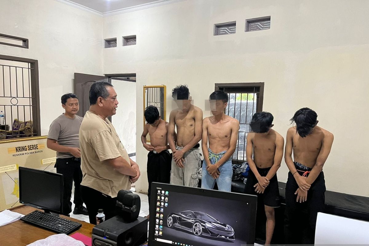 Lima remaja pelaku penyerangan dua pelajar di Sukabumi ditangkap polisi