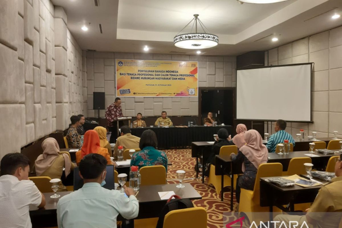 Balai Bahasa Kalimantan Barat gencarkan keutamaan penggunaan Bahasa Indonesia