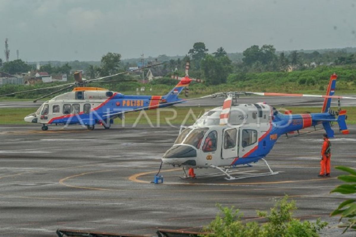 Upaya evakuasi kecelakaan heli di Jambi