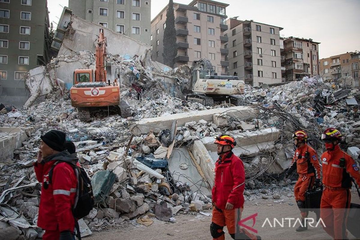 Gempa bumi magnitudo 6,4 kembali guncang Turki dan Suriah