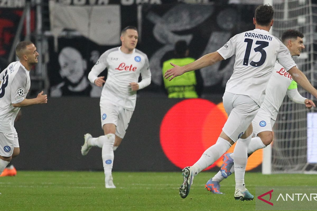 Liga Champions: Napoli bungkam Eintracht Frankfurt dua gol tanpa balas