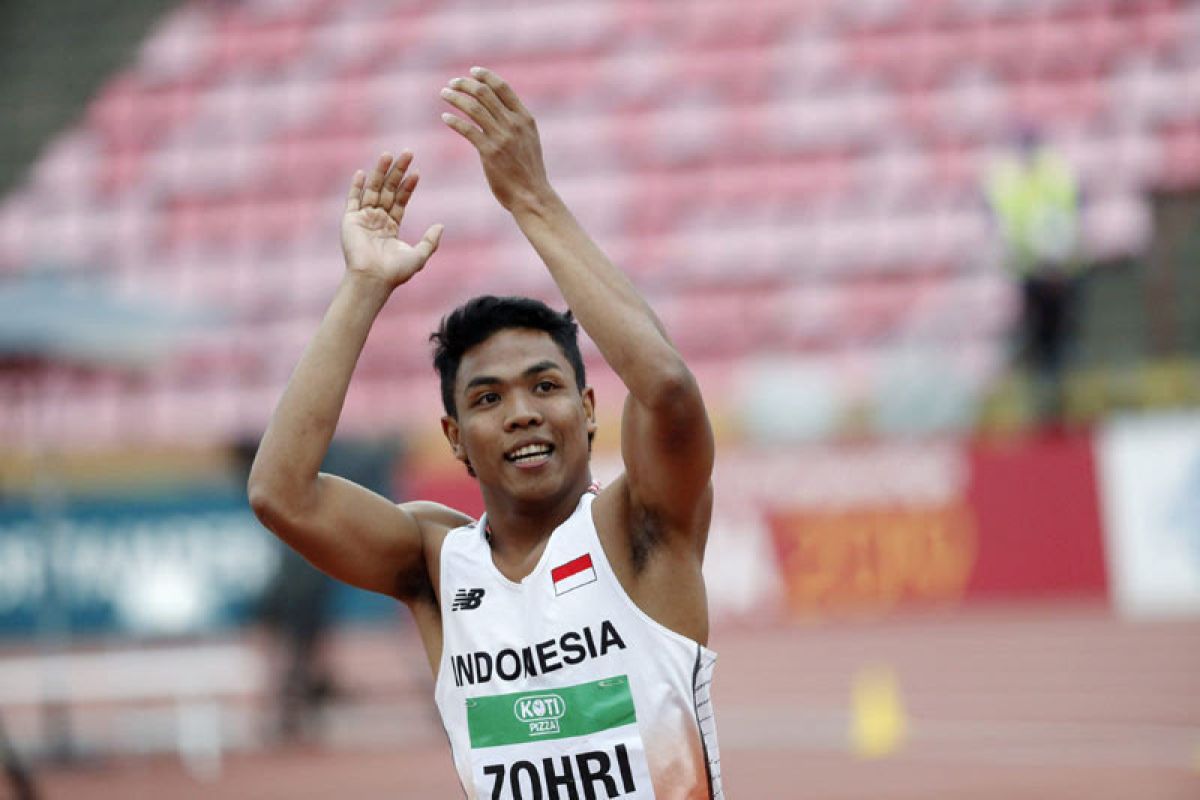 Lalu Zohri di nomor 200 meter hasilkan perunggu SEA Games