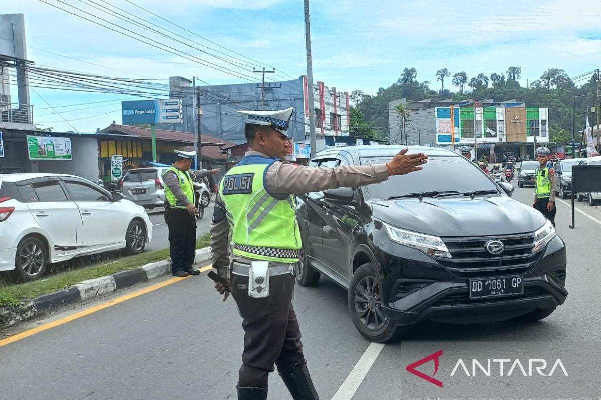 Satlantas Polresta Manokwari terbitkan 123 surat tilang