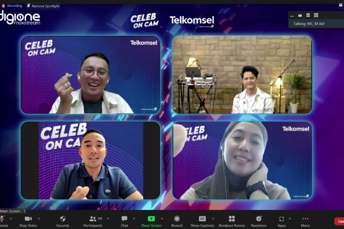 Telkomsel gelar acara Celeb on Cam bersama Stevan Pasaribu