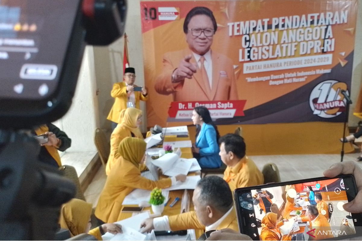 Hanura membuka pendaftaran calon anggota legislatif DPR RI