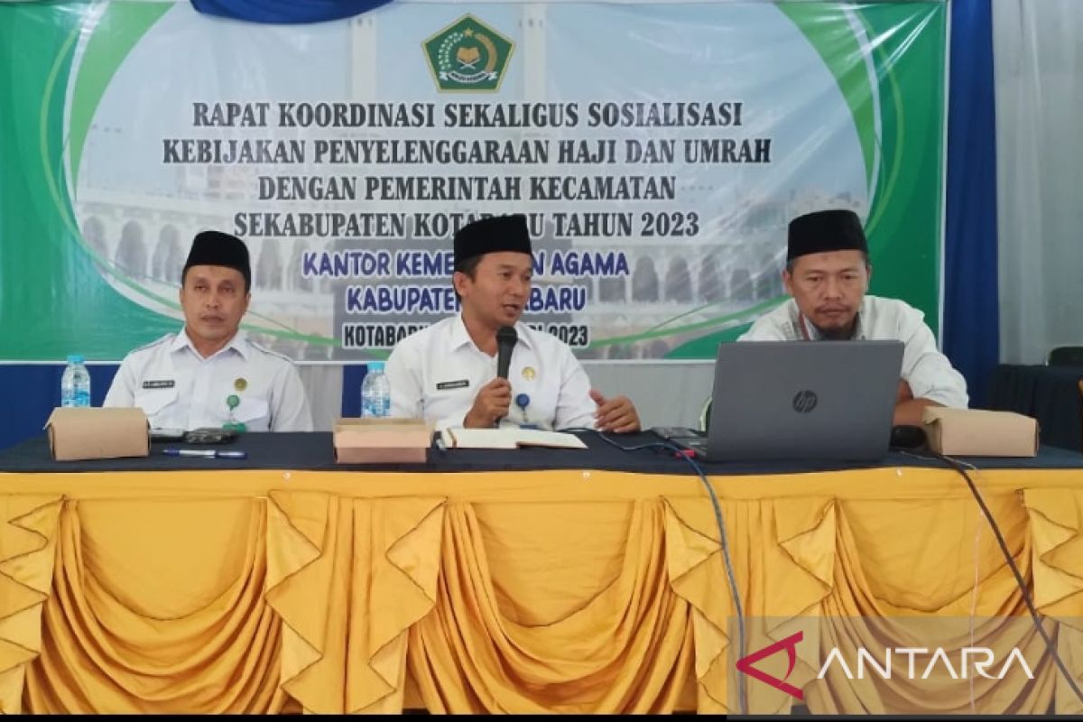 Kemenag Kotabaru sosialisasikan kebijakan terkait haji 1444 hijriah