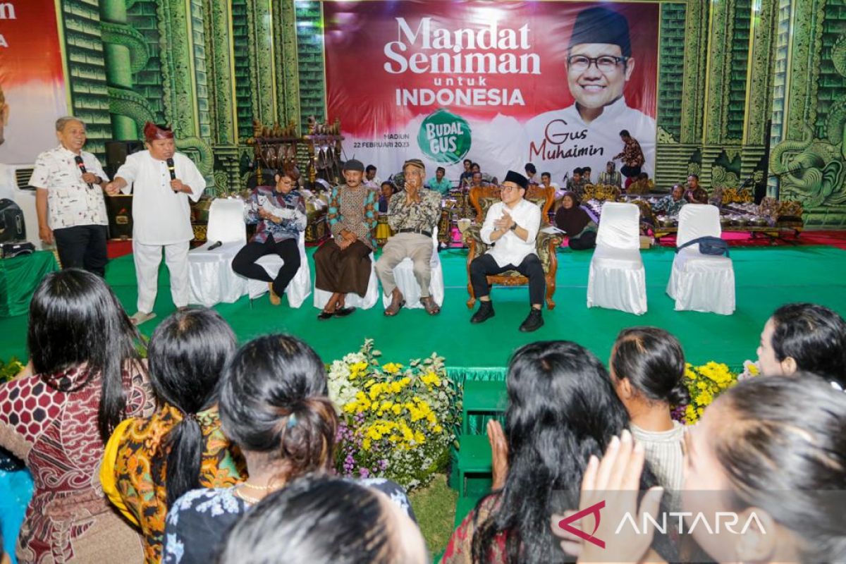 Di hadapan seniman, Gus Muhaimin nyatakan siap bawa Indonesia berbudaya