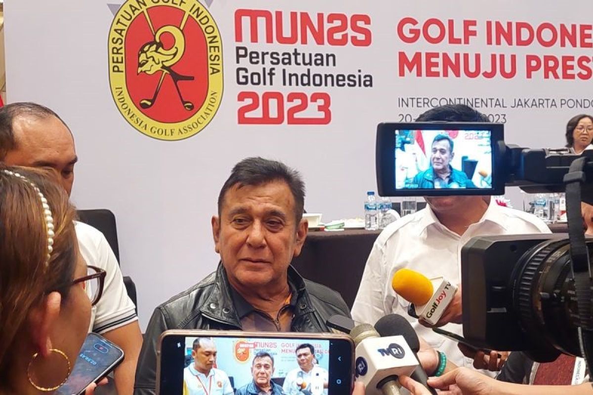 Japto Soerjosoemarno terpilih sebagai ketua umum PB Persatuan Golf Indonesia 2023-2027