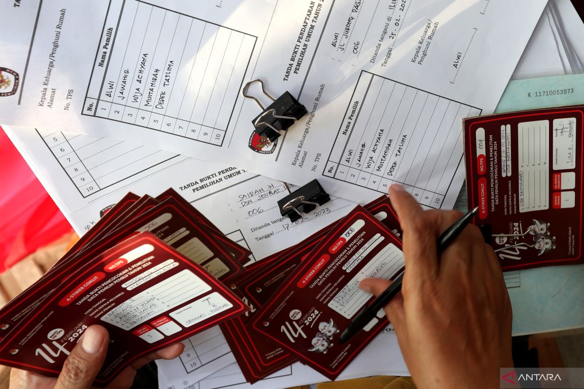 Sebanyak 35 persen pemilih Riau sudah di-coklit