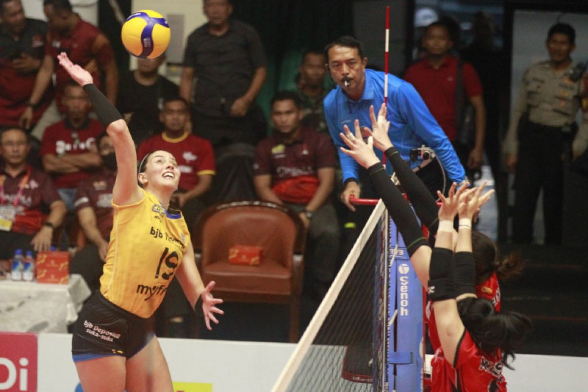 Proliga 2023: Bandung bjb kalahkan Jakarta BIN