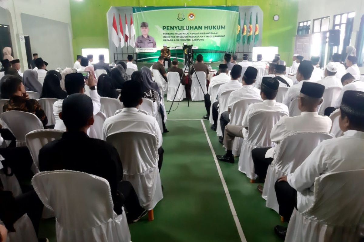 Kejati Lampung tingkatkan wawasan kebangsaan melalui sosialisasi empat pilar