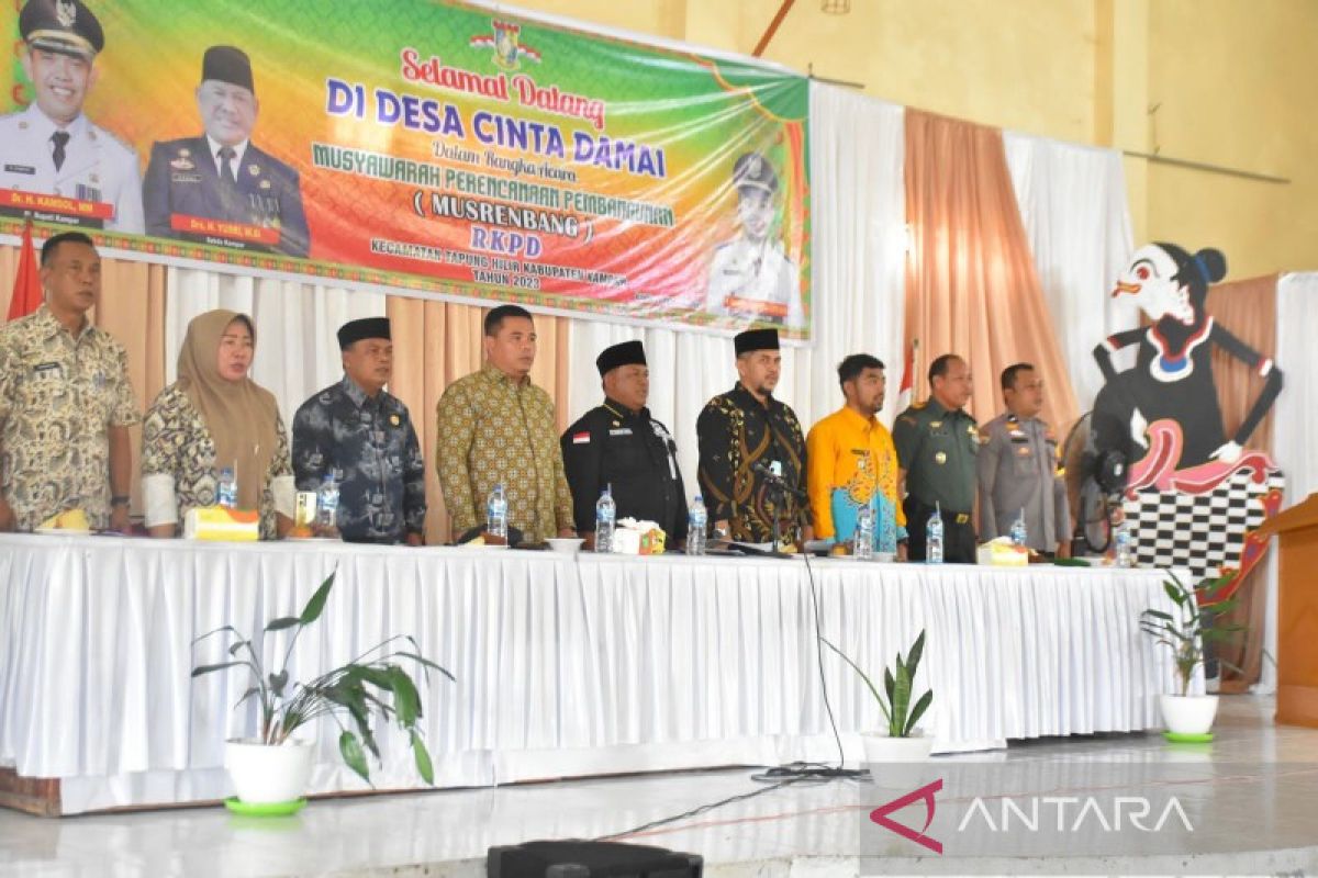 Musrenbang kecamatan di Kampar dominan usulkan jalan dan jembatan