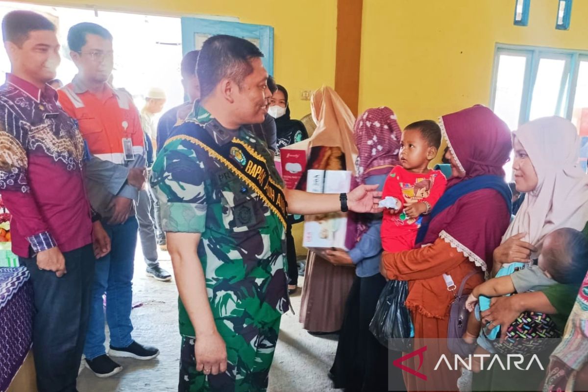 TNI-PT AGM turun tangan tekan angka stunting di Tapin