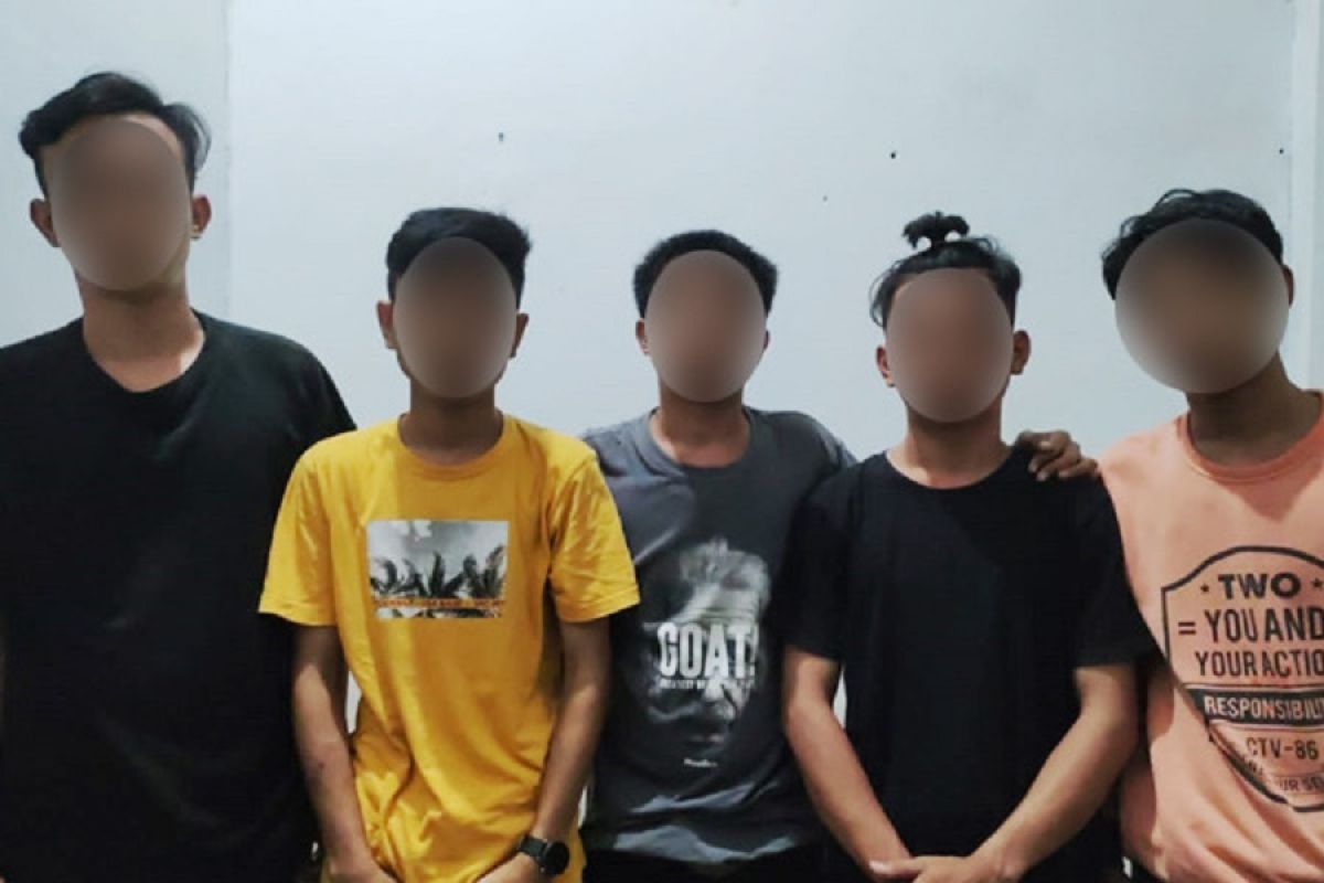 Polresta Manado ringkus lima pelaku penganiayaan yang viral di medsos