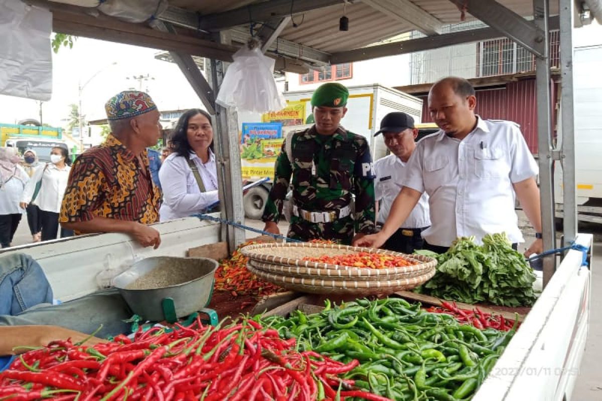 Harga sejumlah komoditas pangan di Palangka Raya alami kenaikan