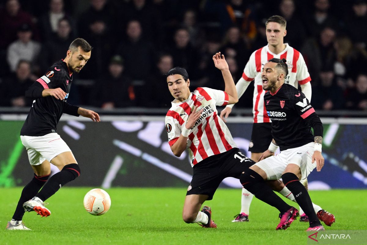 PSV menang 2-0 atas Sevilla namun gagal ke putaran selanjutnya