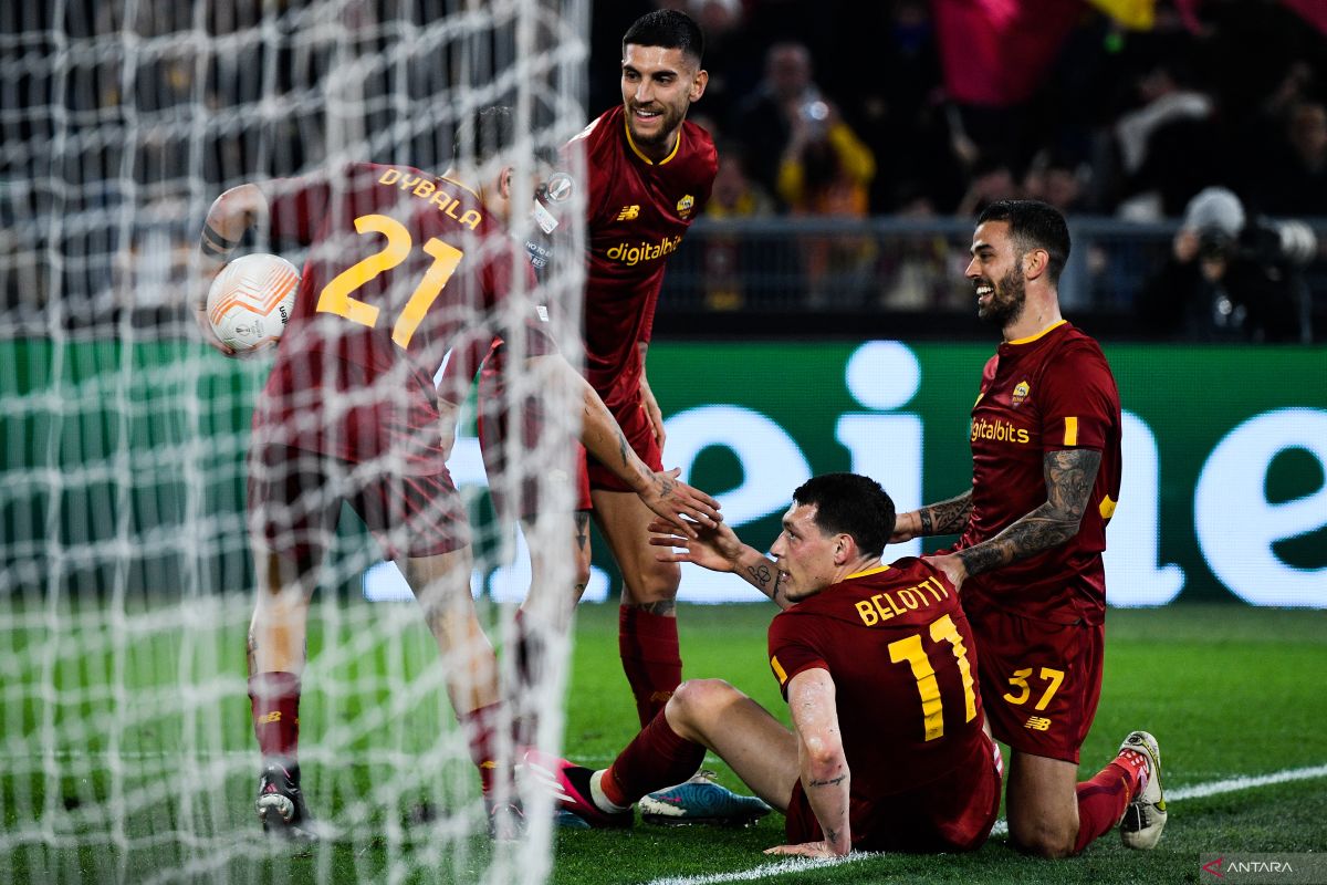 Hasil Liga Europa, AS Roma taklukkan Salzburg 2-0 untuk melaju ke 16 besar