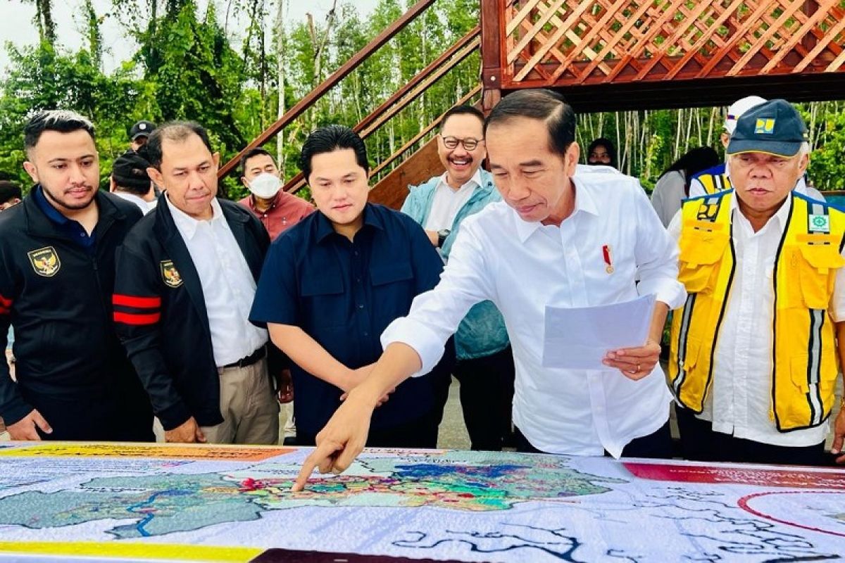 Presiden Jokowi tetapkan lokasi pembangunan pusat latihan sepak bola di IKN