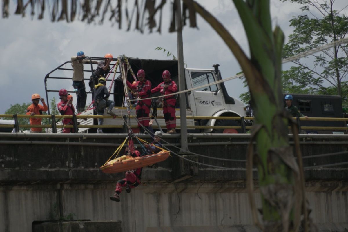 Forum Potensi Tangerang Selatan gelar latihan gabungan Water Rescue dan Vertical Rescue