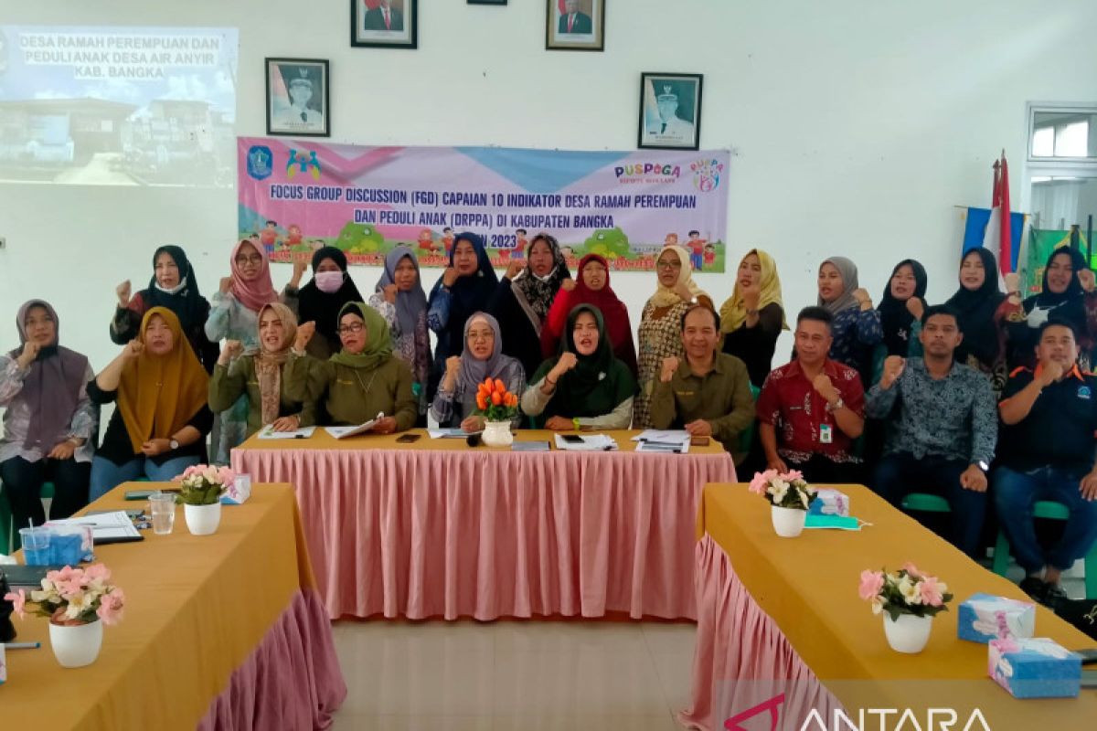 Bangka kembangkan desa ramah perempuan dan peduli anak