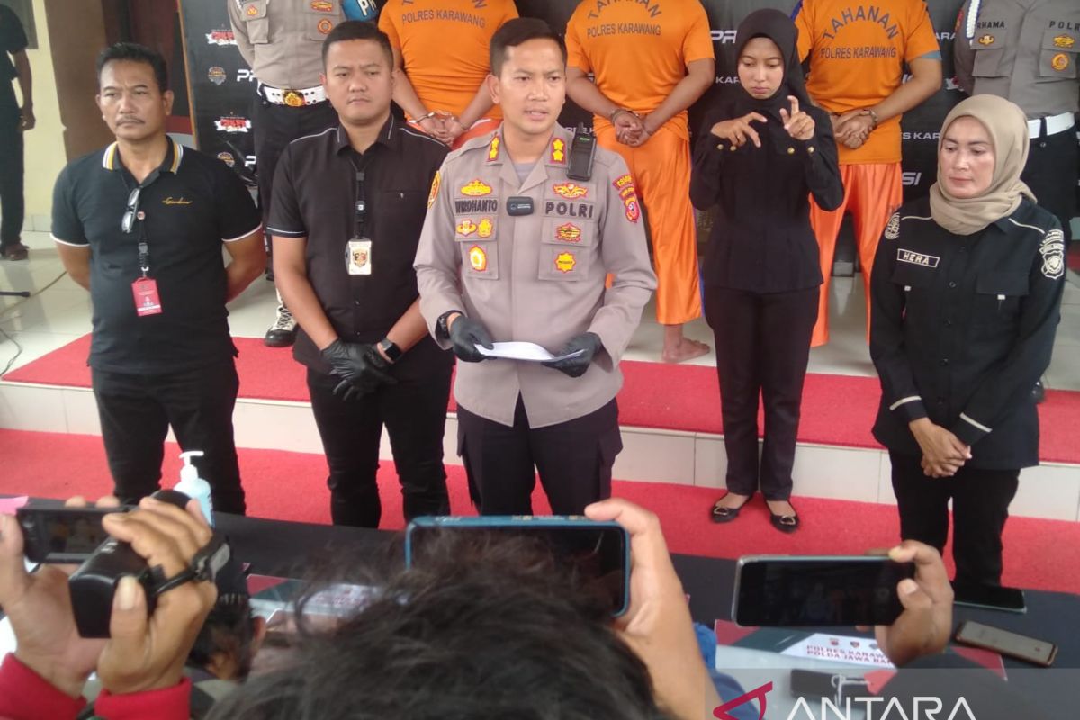 Polres Karawang tangkap 17 pelaku kejahatan sepanjang Februari 2023