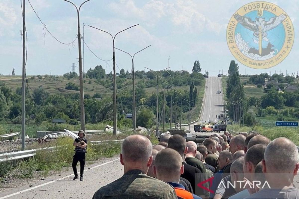 Rusia dan Ukraina tukar tahanan 82 tentara dan dua warga sipil