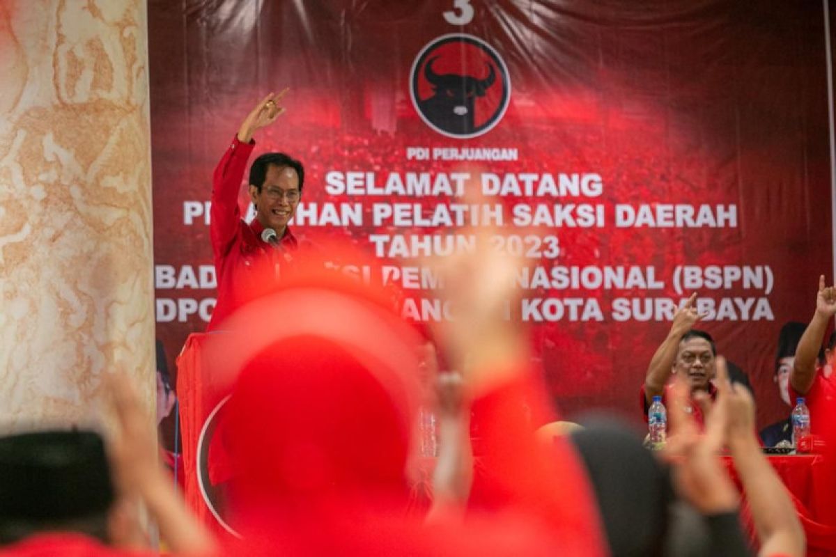 PDIP Surabaya siapkan 16.320 saksi TPS jelang Pemilu 2024