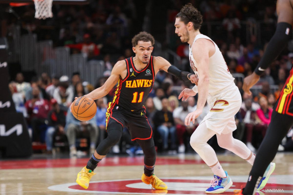 Hawks tumbangkan Cavaliers tim pemimpin klasemen