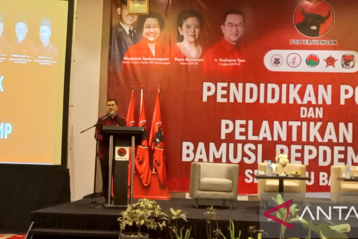 Sekda Babel apresiasi PDIP rangkul pemuda terjun ke politik