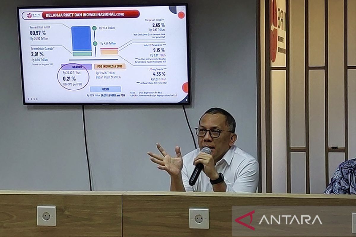 Kepala BRIN sebut anggaran riset idealnya 1 persen dari PDB