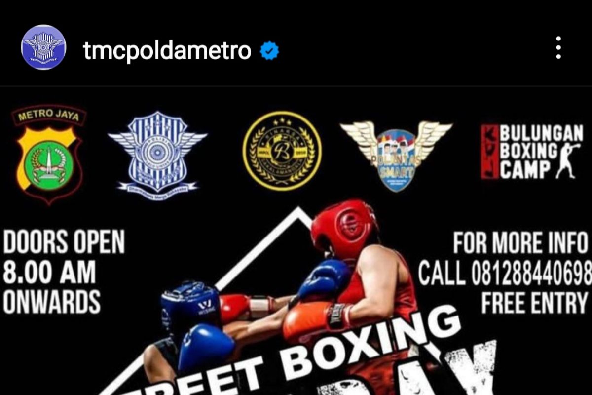 Polda Metro Jaya menggelar "Street Boxing" untuk kurangi kenakalan remaja