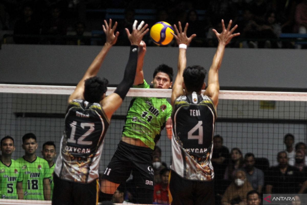 Proliga 2023 - STIN BIN vs LavAni menjadi laga penentu final four putaran I