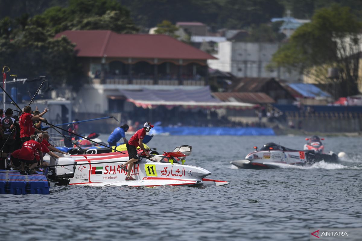Jadwal F1 Powerboat Danau Toba berubah usai penundaan sesi kualifikasi