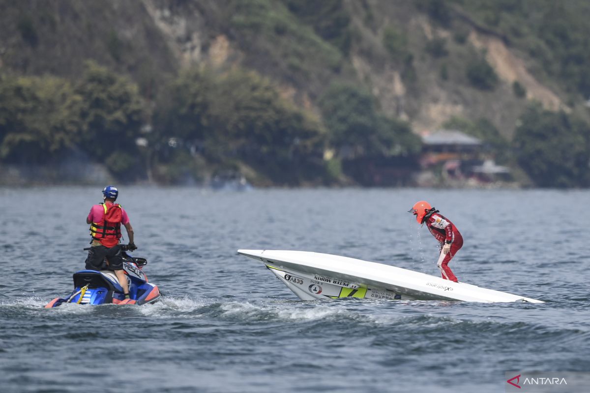 F1 Powerboat Danau Toba cetak sejarah dengan menggelar dua balapan